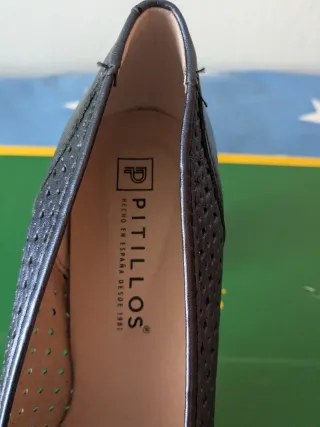 Zapatos Pitillos Azul Marino Talla 37