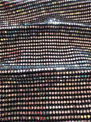 Vestido fiesta plateado drapeado