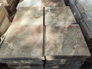 Mármol Rojo 40x40 cm losas suelo