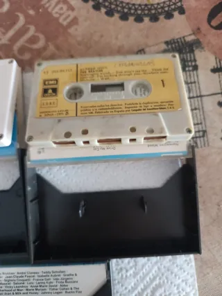 Lote 3 Cintas Cassette Beatles y Eurovisión