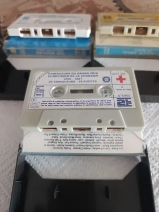Lote 3 Cintas Cassette Beatles y Eurovisión