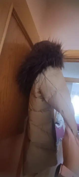 Abrigo Zara Beige Mujer