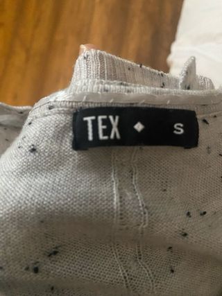 Jersey punto gris y negro