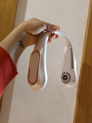Ventilador de cuello portátil recargable