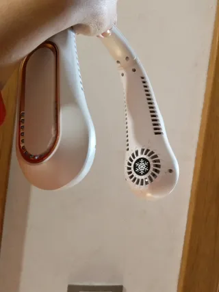 Ventilador de cuello portátil recargable