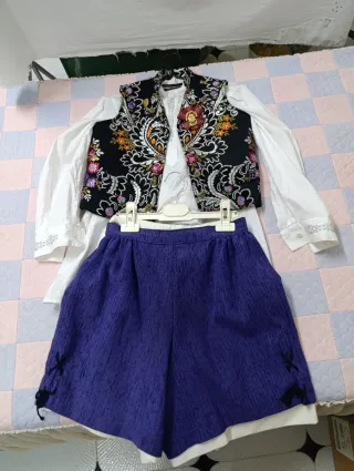 Traje Fallero Saragüell . Chaleco talla 12.