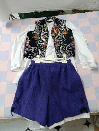 Traje Fallero Saragüell . Chaleco talla 12.