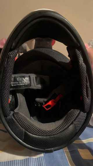 Casco MT Racing Azul y Blanco