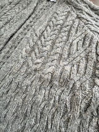 Jersey Zara Gris Trenzado