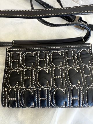 Riñonera Carolina Herrera Negra Original