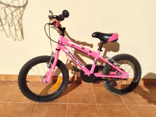 Bicicleta infantil rosa 14 pulgadas