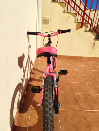 Bicicleta infantil rosa 14 pulgadas