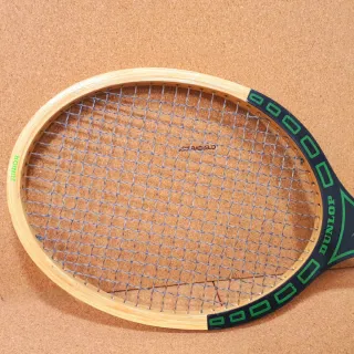 Raqueta Tenis Dunlop Rod Laver Madera Años 70