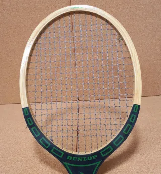 Raqueta Tenis Dunlop Rod Laver Madera Años 70