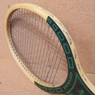 Raqueta Tenis Dunlop Rod Laver Madera Años 70