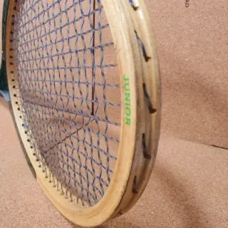 Raqueta Tenis Dunlop Rod Laver Madera Años 70