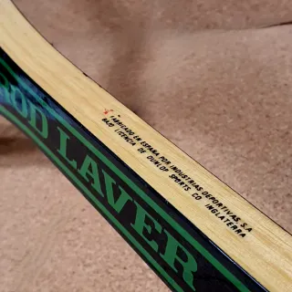 Raqueta Tenis Dunlop Rod Laver Madera Años 70