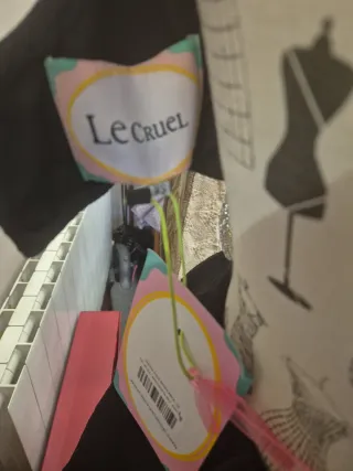 Vestido LeCruel Negro con 'Smile',  da para s