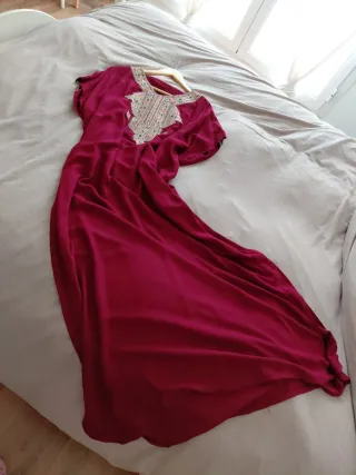 Chilaba mujer bordada talla única