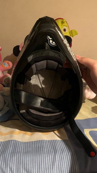 Casco Motocross Fulmer Negro Dibujos