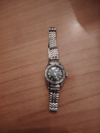 Orologio Vintage Verde Argento