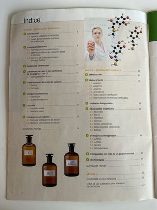 Libro Física y Química Bachillerato Santillana