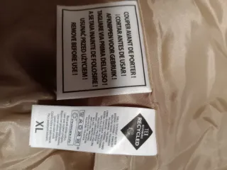 Chaqueta acolchada beige talla XL (talla 46)