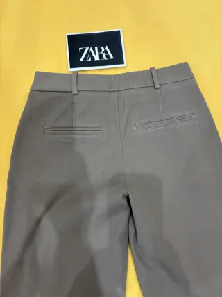 Pantalón Zara Mujer Talla XS Gris