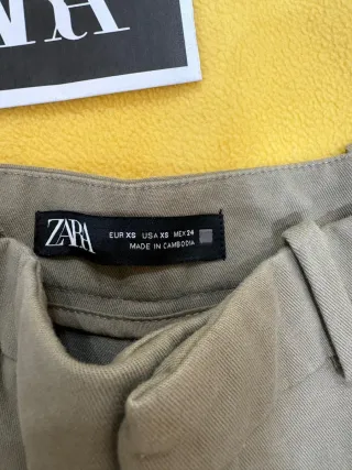 Pantalón Zara Mujer Talla XS Gris