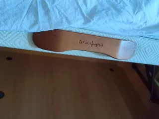 Canapé de tela y madera 190x90