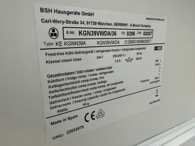 NEVERA BOSCH NOFROST SEGUNDAMANO