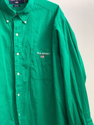 Polo Sport Ralph Lauren Camisa Verde Talla L