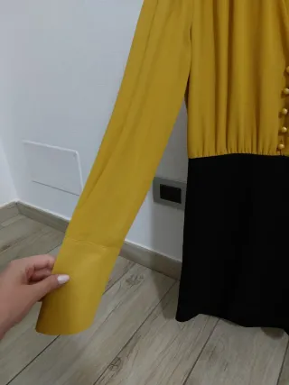 Abito H&M nero e senape Taglia M