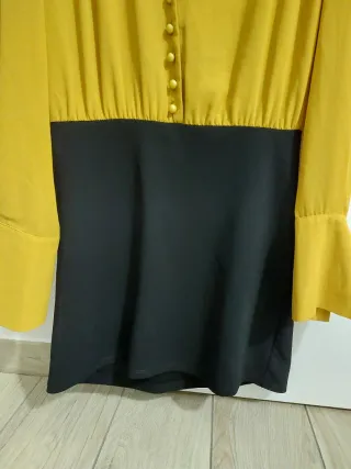 Abito H&M nero e senape Taglia M