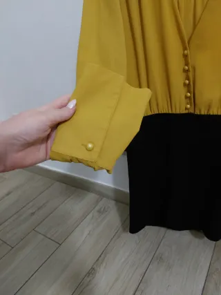 Abito H&M nero e senape Taglia M