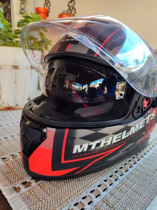 Casco Moto Integral MTHELMETS Isle of Man talla L