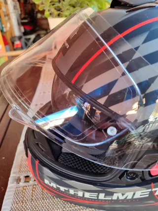 Casco Moto Integral MTHELMETS Isle of Man talla L