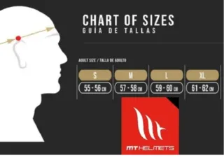 Casco Moto Integral MTHELMETS Isle of Man talla L