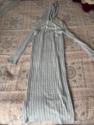 Vestido premamá pata de gallo