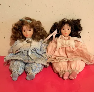 Bambole in porcellana Fanás anni '70