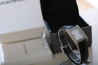Reloj Emporio Armani Mujer Cuadrado Negro