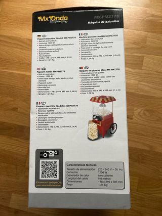 Máquina de Palomitas Mx Onda