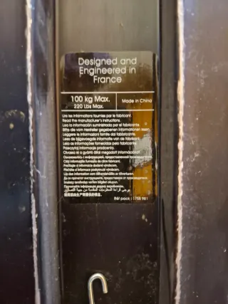 Patinete infantil metálico plegable