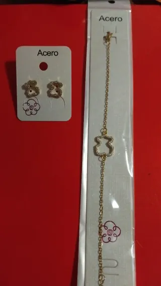 Pendientes y pulsera Tous oso