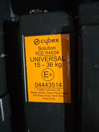 Silla de coche Cybex roja