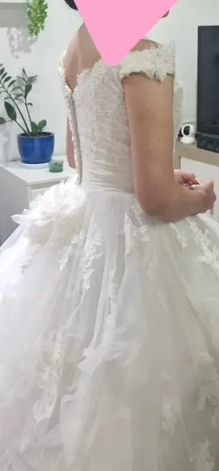 Vestido de Novia con Velos