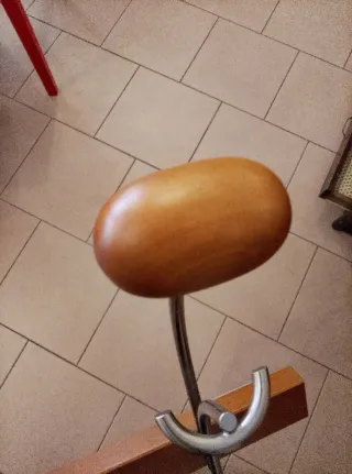 Appendiabiti/cappelli vintage legno e metallo