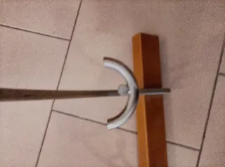 Appendiabiti/cappelli vintage legno e metallo