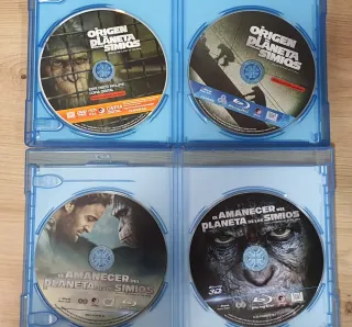 Pack 2 películas Blu-ray El Planeta de los Simios
