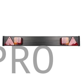 BARRA PARA REMOLQUE DE 1100X140MM CON 2 PILOTOS, 2